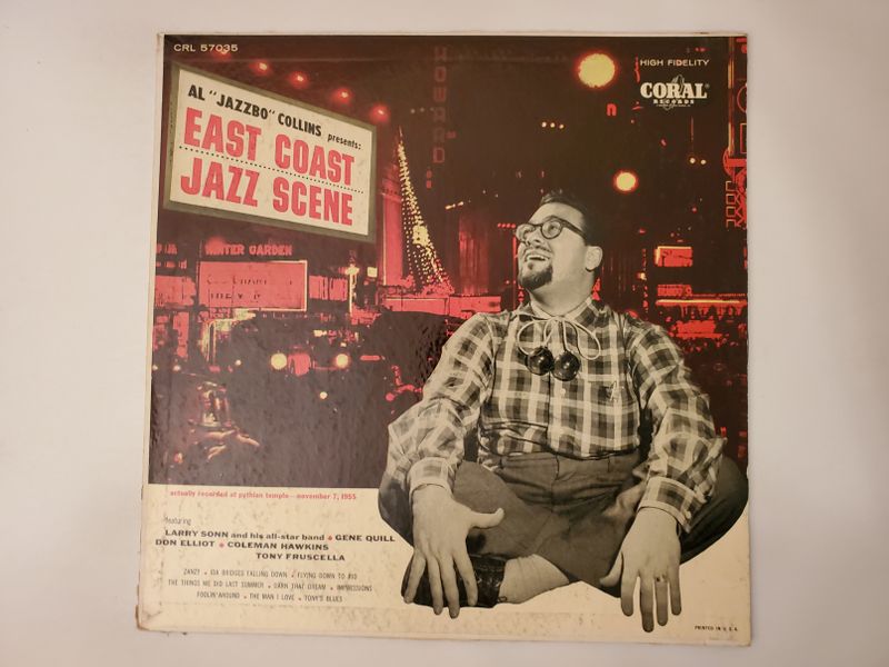 Al 'Jazzbo' Collins East Coast Jazz Scene vinyl record